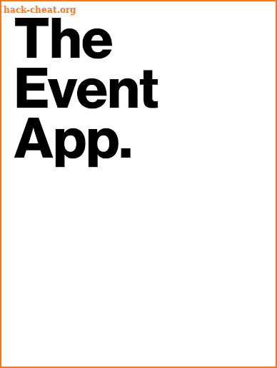 The Event App screenshot