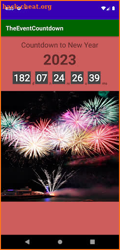The Event Countdown screenshot