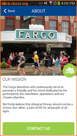 The Fargo Marathon App screenshot