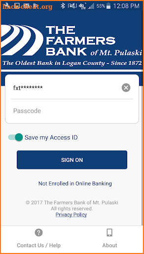 The Farmers Bank of Mount Pulaski Mobile screenshot