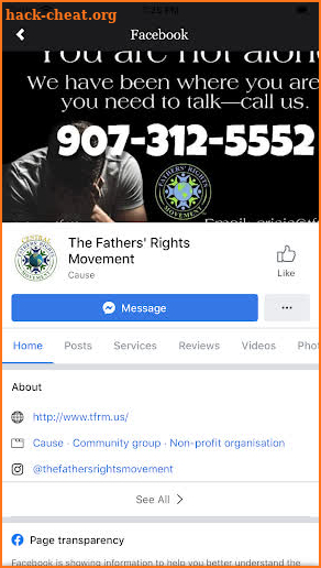 The Father's Rights Movement screenshot