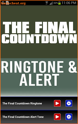 The Final Countdown Ringtone screenshot