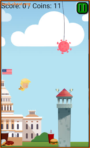The Flappy Trump screenshot