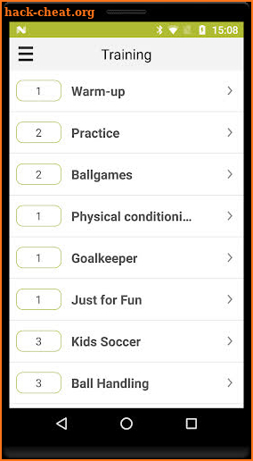 The Football Trainer screenshot