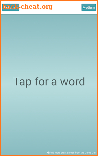 The Game Gal's Word Generator screenshot
