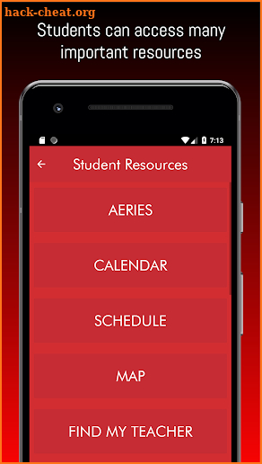 The GHS App screenshot