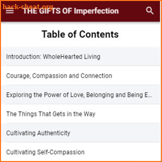 The Gifts Of Imperfection By Brene Brown screenshot