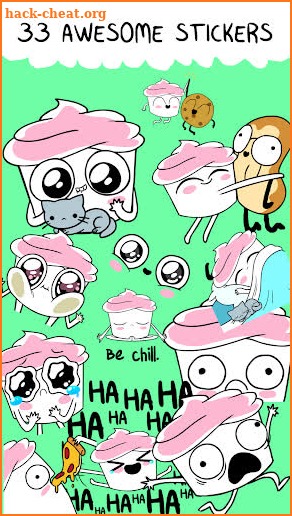 The Good Advice Cupcake Stickers screenshot