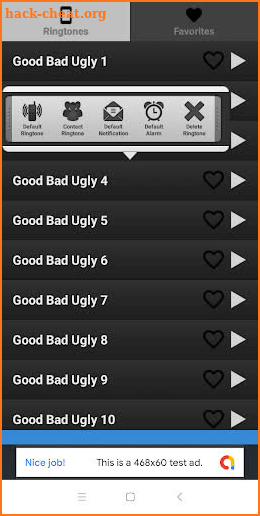 The good bad ugly ringtones screenshot