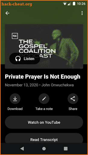 The Gospel Coalition screenshot