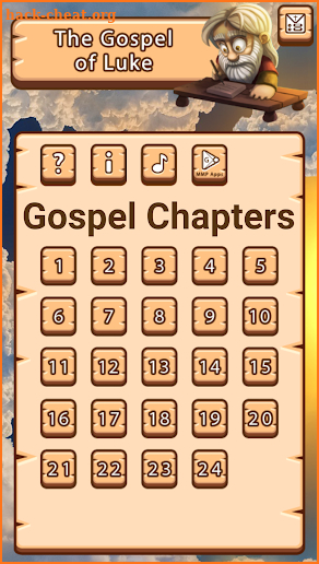 The Gospel of Luke (KJV) screenshot