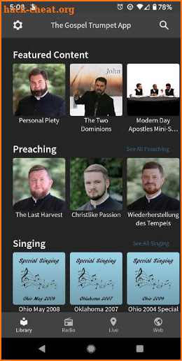 The Gospel Trumpet App screenshot