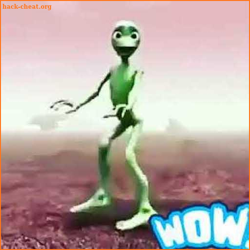 The green alien dance screenshot
