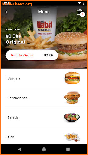 The Habit Burger Grill screenshot