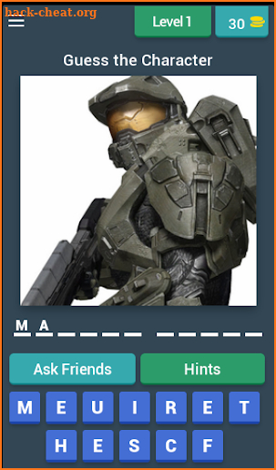 The Halo Quiz screenshot