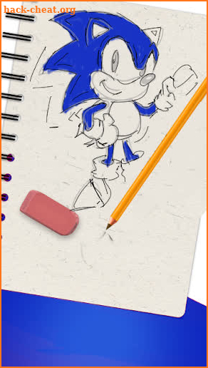 The hedgehog coloring  and drawing book screenshot