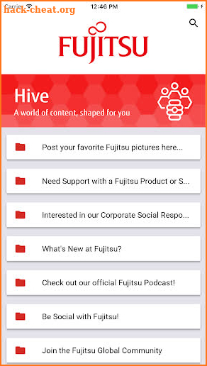The Hive at Fujitsu Americas screenshot