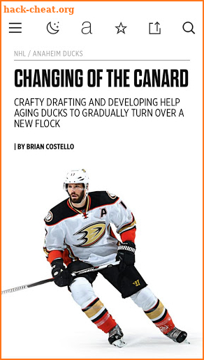 The Hockey News Magazine screenshot