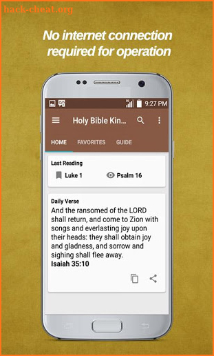 The Holy Bible - FREE KJV Bible Offline screenshot