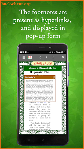 THE HOLY QURAN For Phone By Maulana Muhammad Ali screenshot