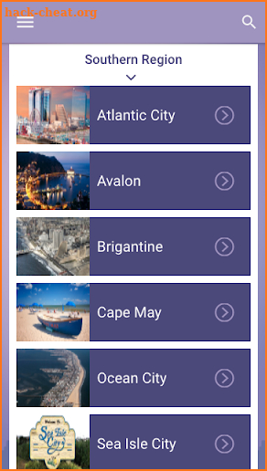 The Jersey Shore App screenshot