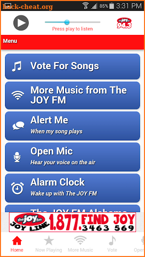 The JOY FM Alabama screenshot