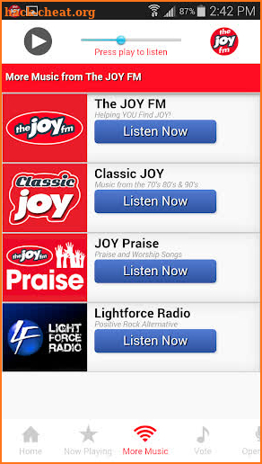 The JOY FM Florida screenshot