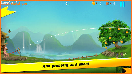 The Jungle Kid - Mango Shooter games for Kids screenshot