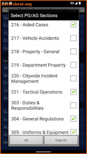 The Key Sergeants Exam 2022 screenshot