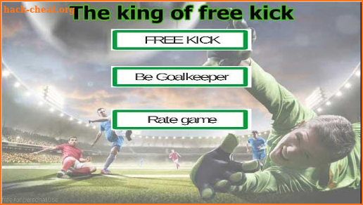 The king of the free kick -soccer screenshot