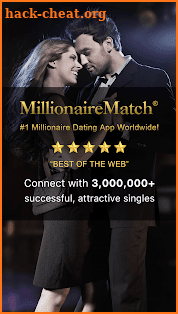 The Largest Millionaire League Singles Dating App screenshot