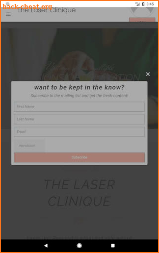 The Laser Clinique screenshot