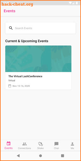 The LashConference screenshot