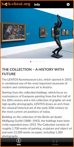 The LENTOS Kunstmuseum Linz screenshot
