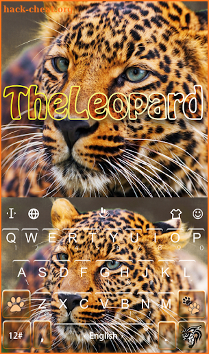 The Leopard Keyboard Theme screenshot