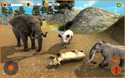 The Lion Simulator - Animal Family Simulator Game screenshot