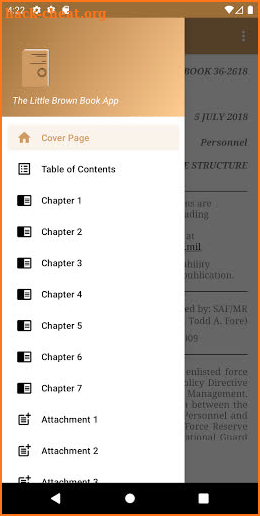 The Little Brown Book App screenshot