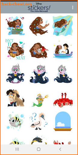 The Little Mermaid Stickers screenshot