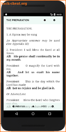 THE LITURGY OF THE CHURCH OF NIGERIA (ANG. COMM) screenshot