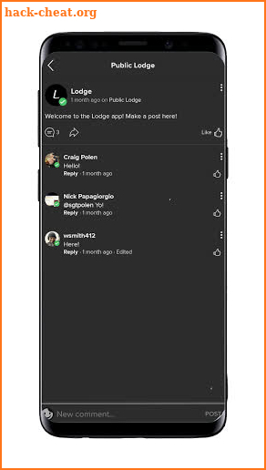 The Lodge App screenshot