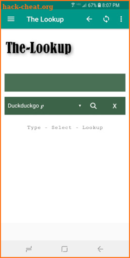 The Lookup (V 2.0) screenshot