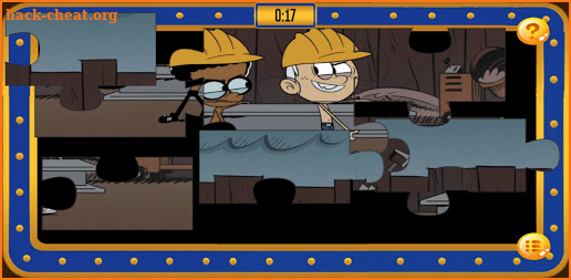 The loud House puzzle game screenshot