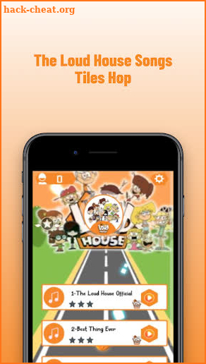 The Loud House Songs Tiles Hop screenshot