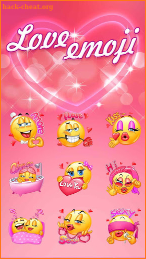 The Love Emoji Sticker screenshot