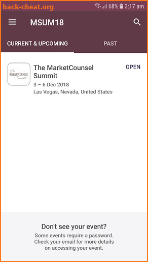 The MarketCounsel Summit screenshot