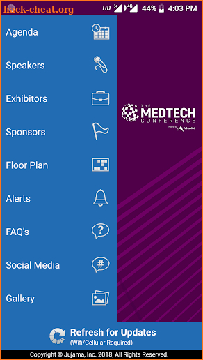The MedTech Conference screenshot