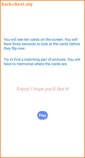 The Memory Challenge screenshot