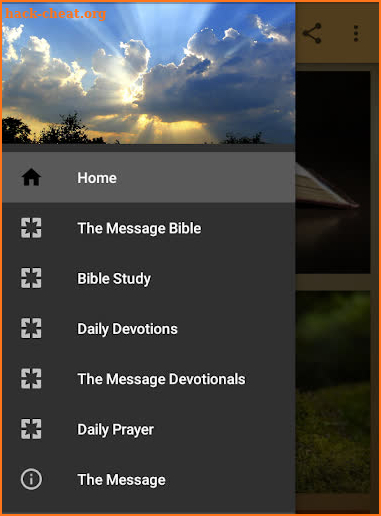 The Message Bible Free App screenshot
