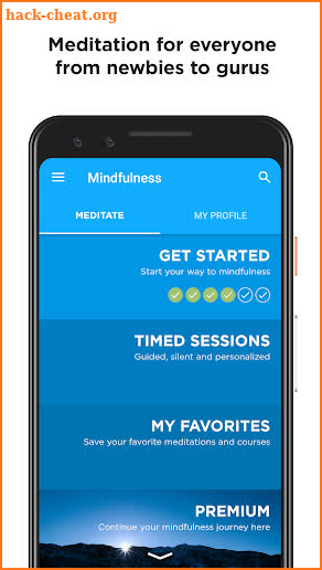The Mindfulness App: relax, calm, focus and sleep screenshot
