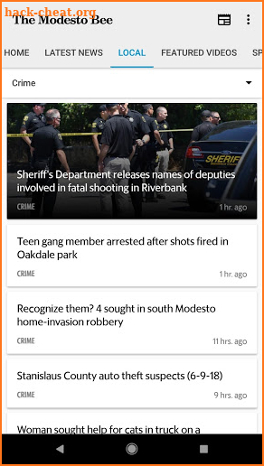 The Modesto Bee & ModBee.com screenshot